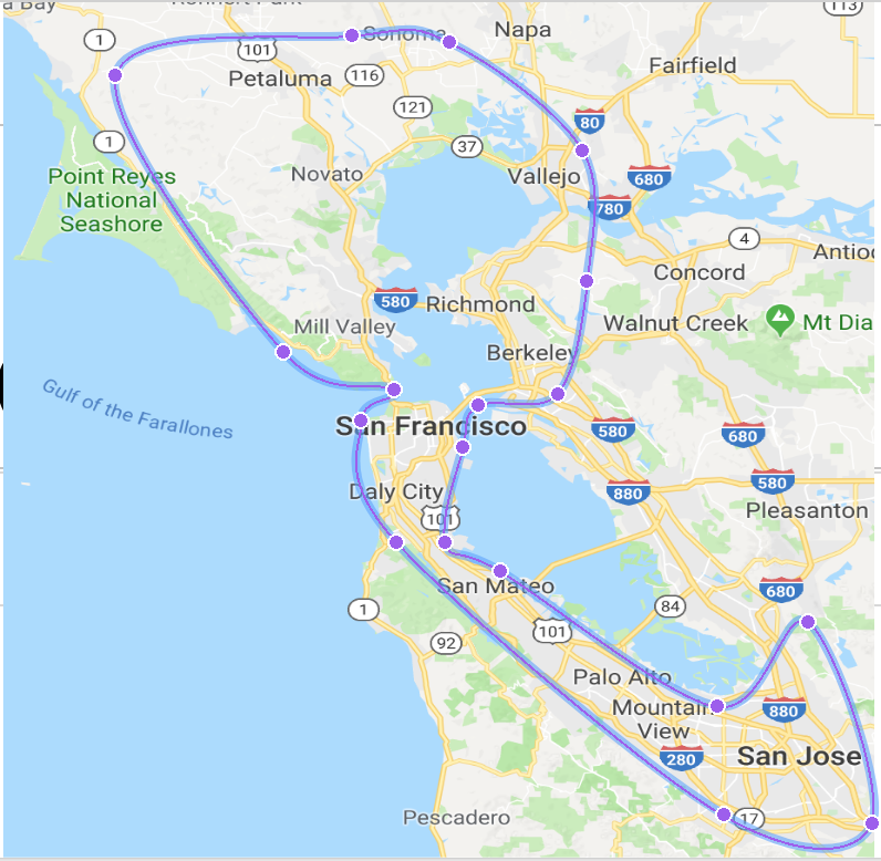 Boundary map for Send A Case page